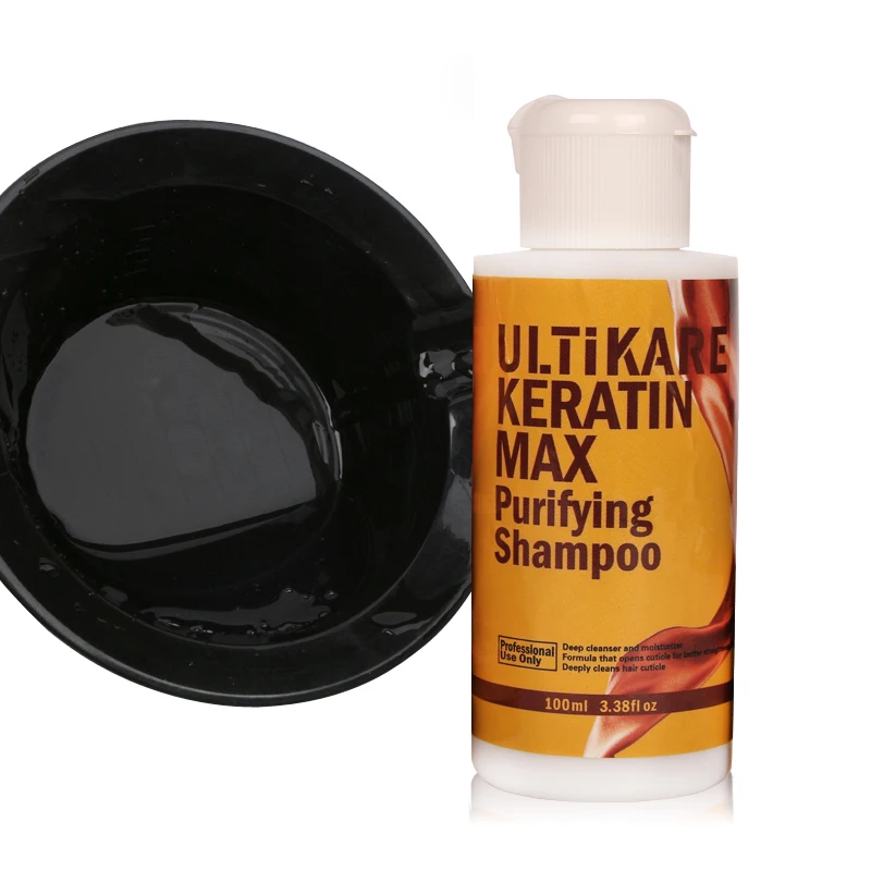 Brazil 300ml Keratin 12% Formalin Hair Treatment For Damaged Curly Hair+100ml Purifying+Free GIft - Image 4
