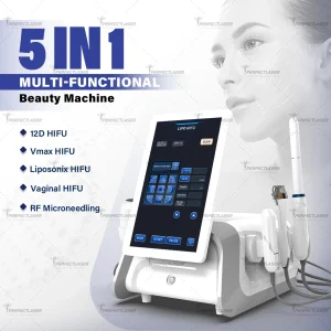 Perfectlaser 5 IN 1 12D Face Lifting Machine Vmax Anti-Aging Liposonix Body Slimming Vaginal Tightening Facial Skin Rejuvenation