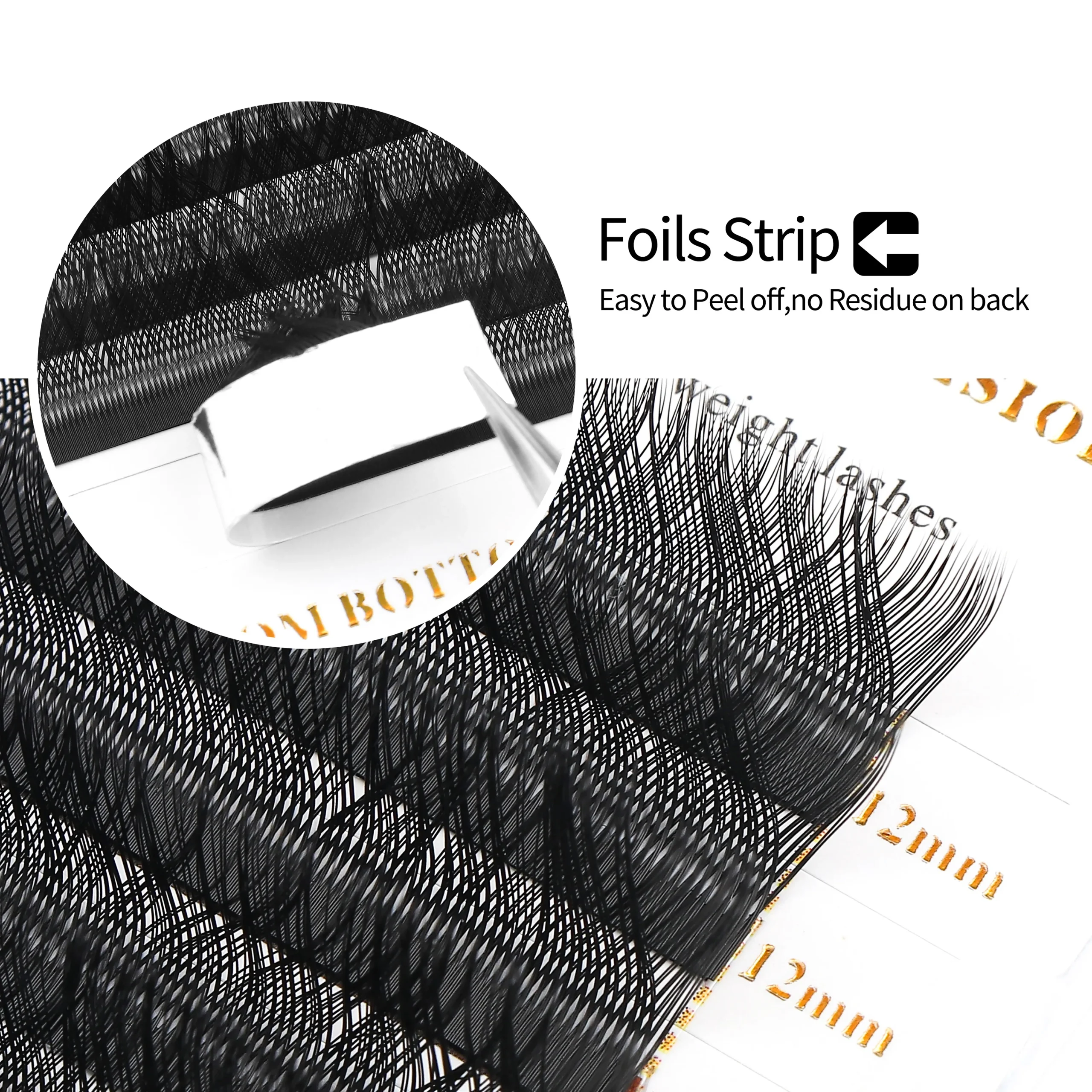 XIUSUZAKI L/LU/M Curl YY 3D 4D 5D W Shape Eyelash Extension Hand Woven Soft Light Natural Lashes Premade Volume Fan Eyelashes - Image 6