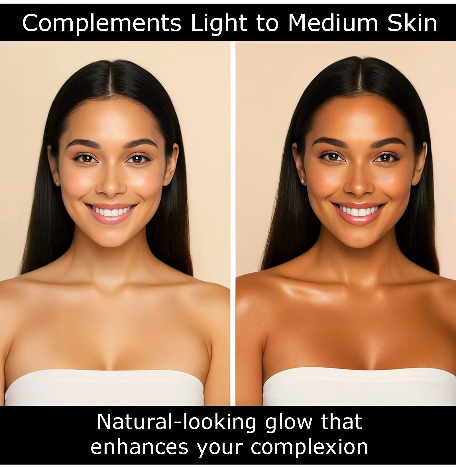 WK JALY Medium Self Tan Drops, Natural Glow Sun Bronzing Drops, Sunless Tanning for Face, Body, Add to Skin Care for Custom Tan - Image 6