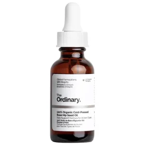 100% Organic Cold-Pressed Rose Hip Seed Oil 30ml Serum Facial with Soothing Properties Designed Hydrate Skin Visibly Smooth