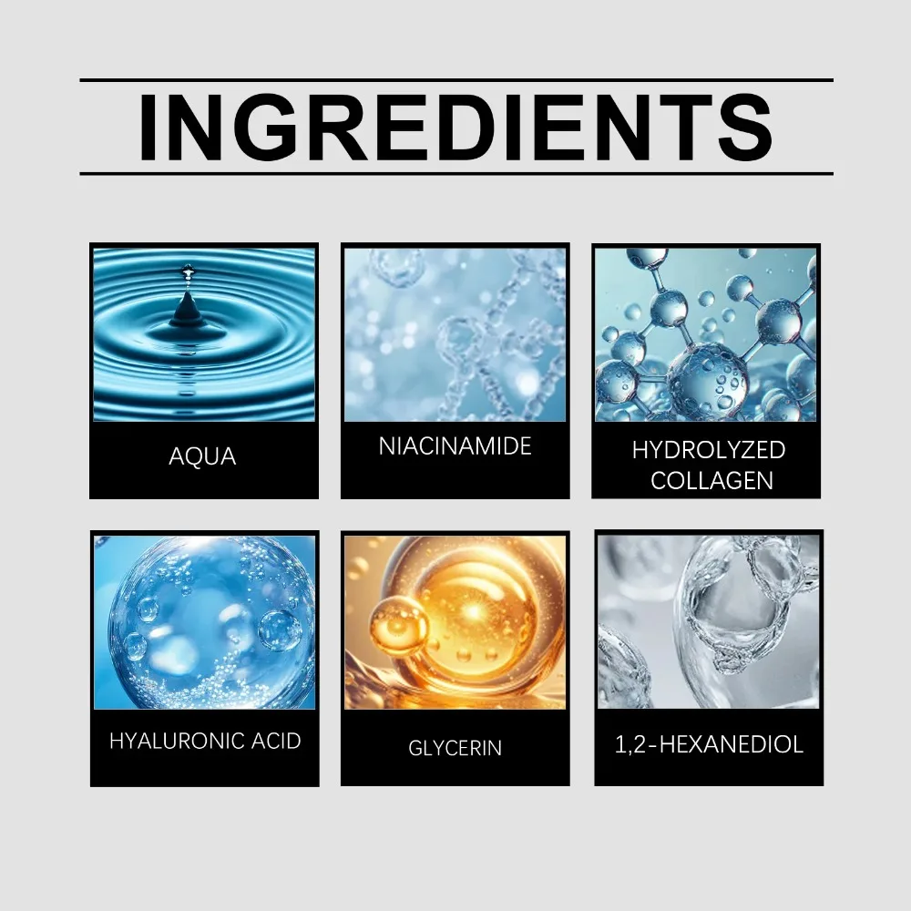 Microneedle Serum Collagen Anti-Wrinkle Essence Set Firming Pore Moisturizing Skin Skin Care Easy Absorbed ≤0.25mm - Image 5