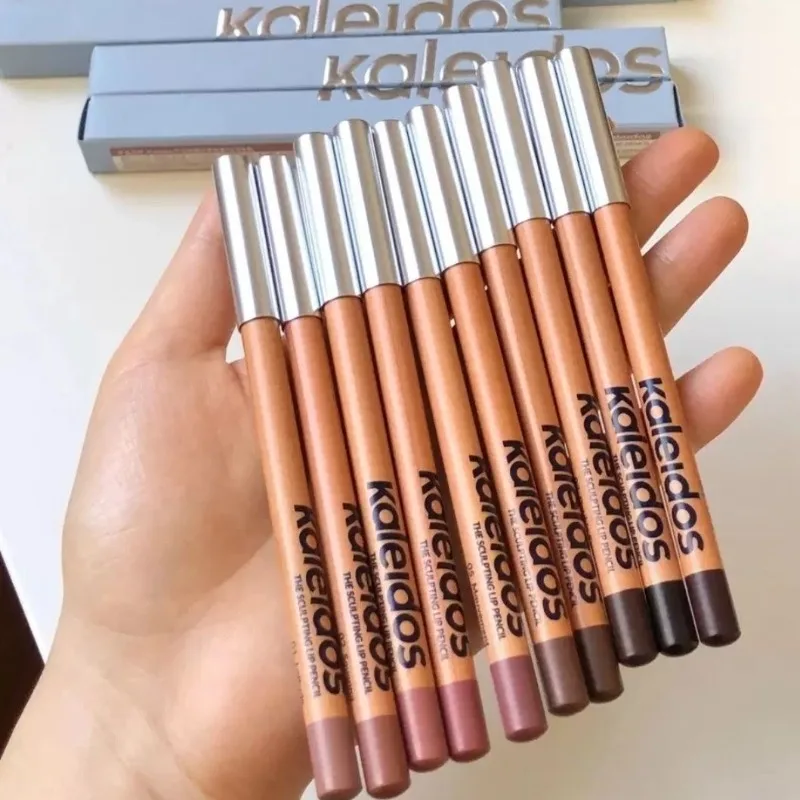 Kaleidos Makeup Lip Liner,High Pigmented Lip Stick Pencil for Shaping Sculpting Lips,Velvet Matte Finish,Vegan Cruelty-Free