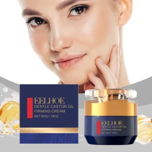EELHOE Firming Face Cream Fade Fine Lines Against Aging Anti Wrinkle Removal Castor Oil Organic Instant Facial Tightening Cream