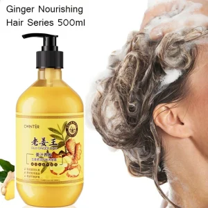 Ginger King Shampoo 500ml Soft and Balanced Smooth Hair Mask Hydrating Moisturizing Wash Kit