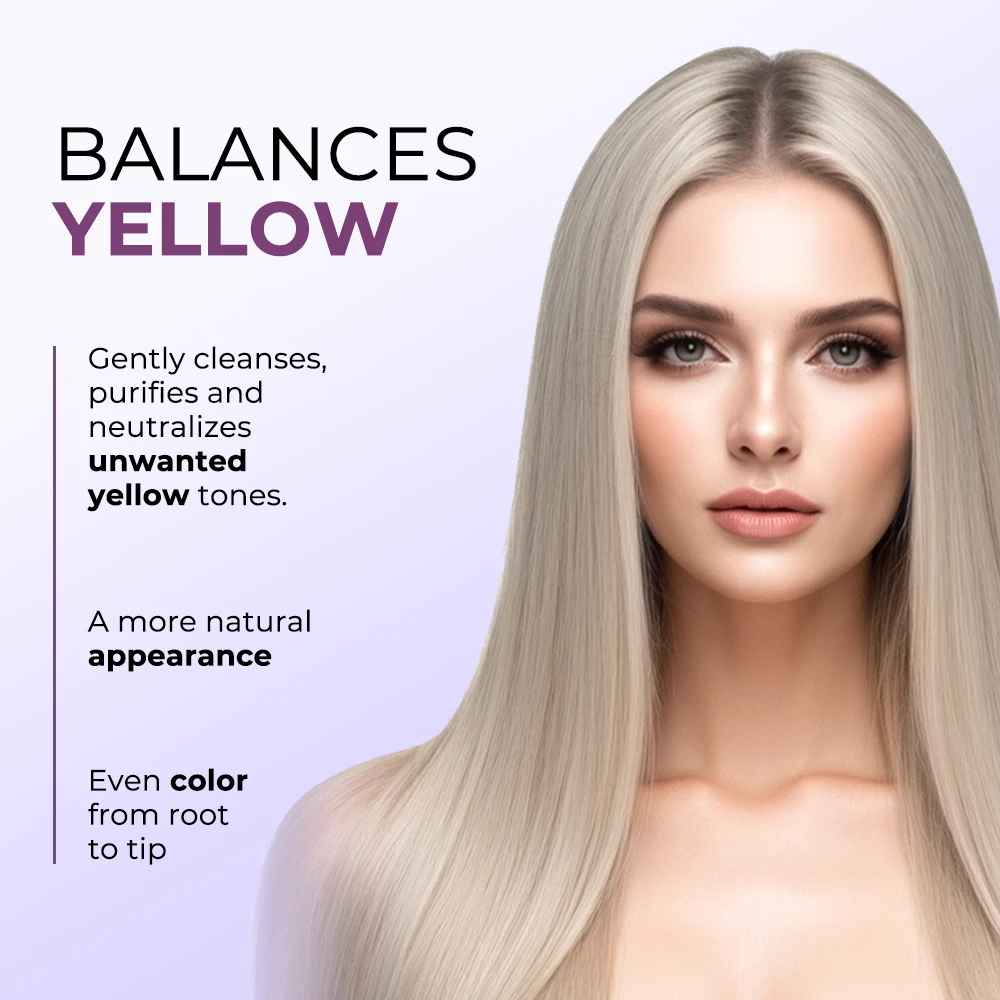 Karseell Purple Hair Mask 100ml/500ml Professional Neutralizes Brass Yellow Tones For Blonde Silver Gray Highlighted Hair - Image 3