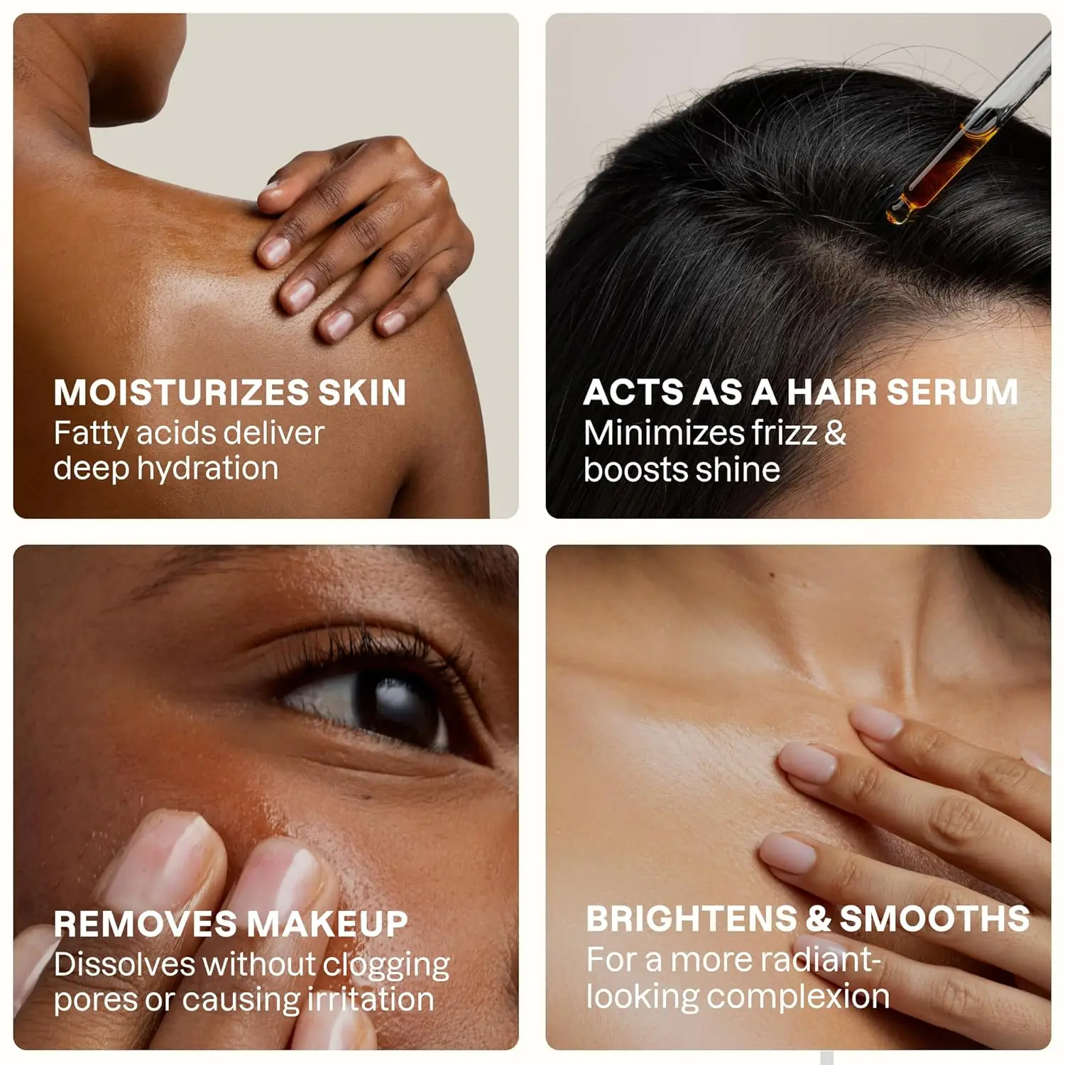 Organic Rosehip Oil Antioxidant Improve Fine Lines Wrinkles Firming Lifting Repair Moisturizer Nourish Smooth Hair Skin Care Oil - Image 2