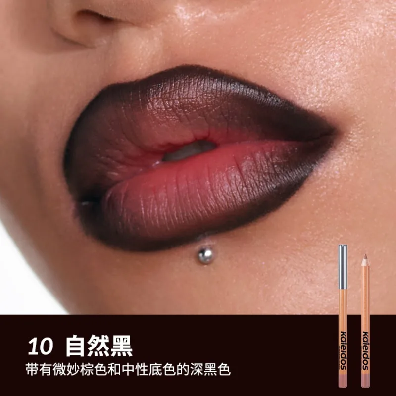 Kaleidos Lipliner,High Pigmented Lip Stick Pencil for Shaping Sculpting Lips,Velvet Matte Finish,Vegan Cruelty-Free