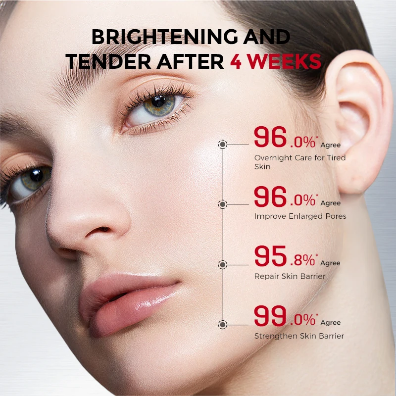 120G NING Overnight Repair Face Mask Astaxanthin Organic Antioxidant DNA Repair Niacinamide Brightening Anti-Aging Hydrating - Image 4