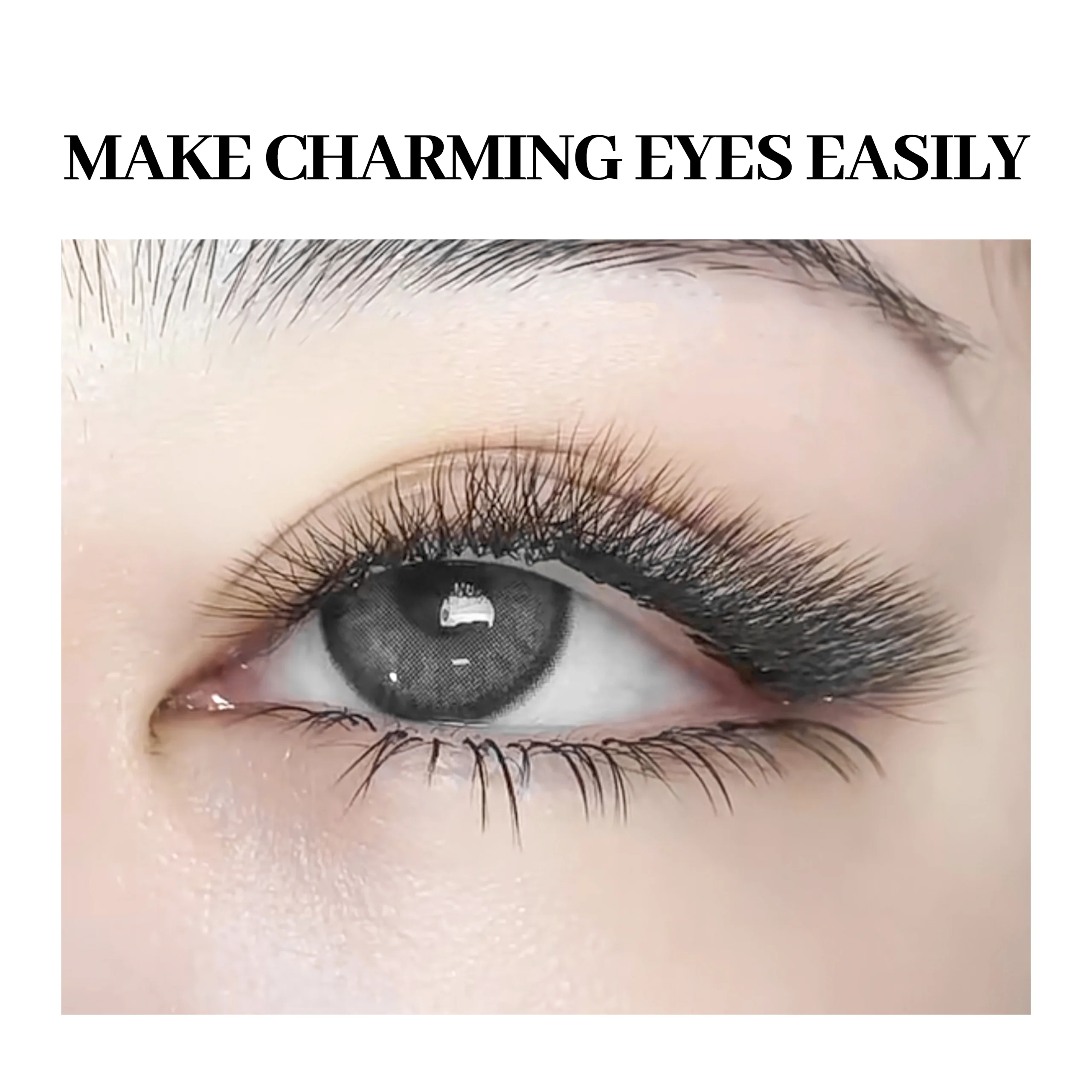 XIUSUZAKI L/LU/M Curl YY 3D 4D 5D W Shape Eyelash Extension Hand Woven Soft Light Natural Lashes Premade Volume Fan Eyelashes - Image 3