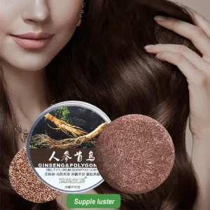 Soap Hair Darkening Shampoo Corean Bar Conditioner Moisturize Treatment Gray Bamboo Korean Dye Cosmetics White Hair Repair Color