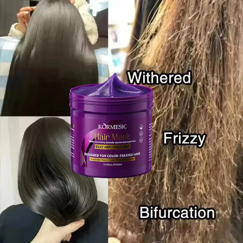 Magical Keratin Hair Mask 5 Seconds Repair Damaged Frizzy Hair Soft Smooth Shiny Nutrition Deep Moisturize Nourishing Hair Care - Image 4