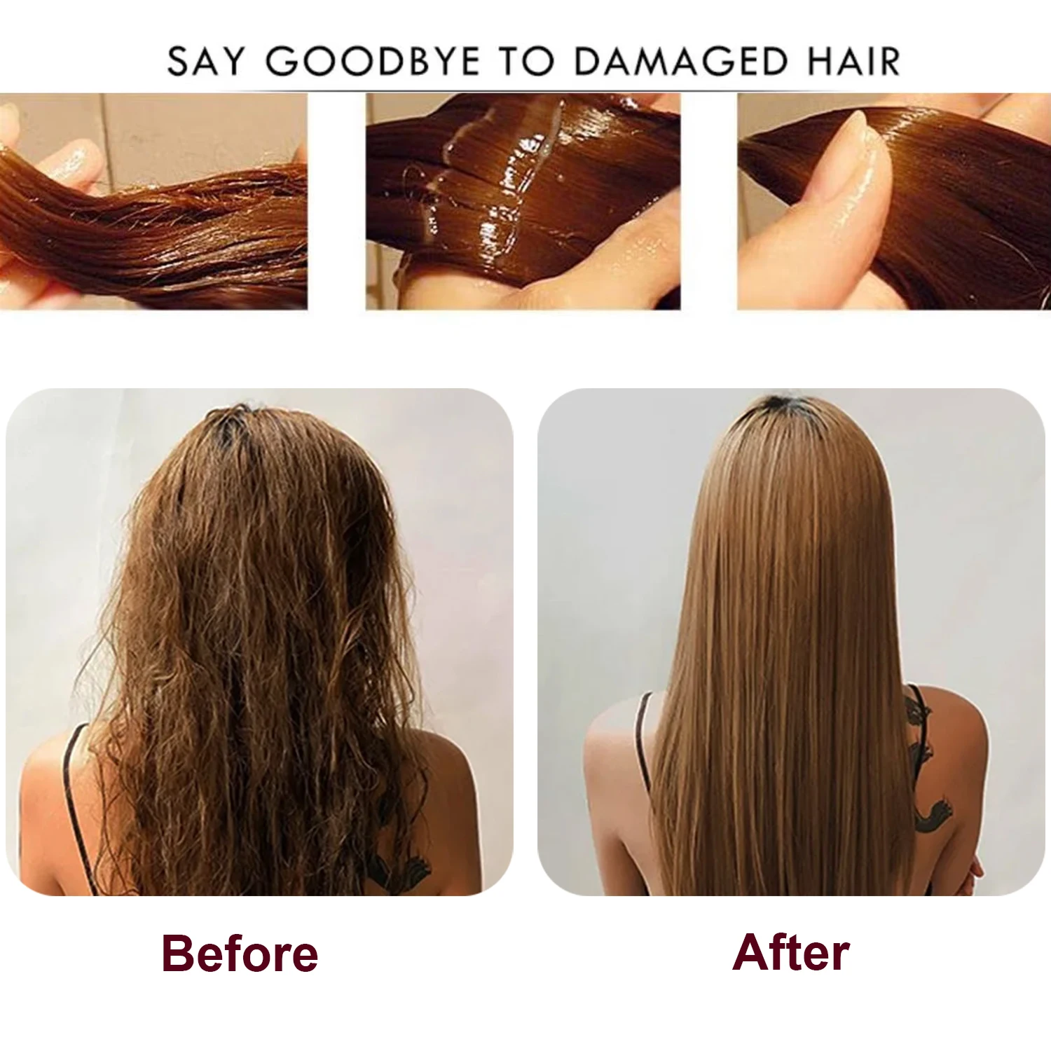 Karseell Collagen Hair Mask Deep Repair Conditioning Argan Oil Hair Treatment Essence for Dry Damaged Hair All Hair Type - Image 2