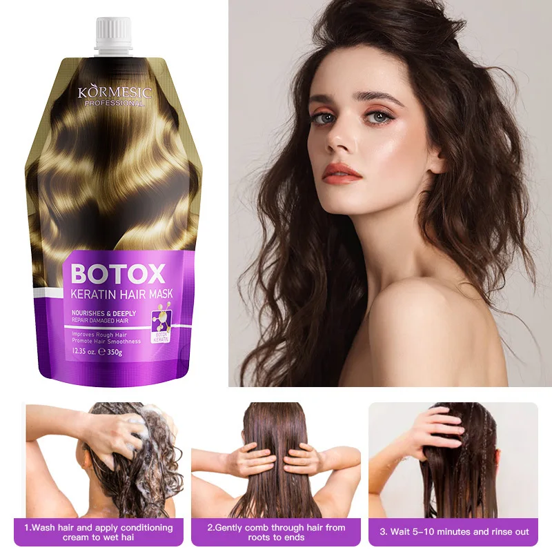 Magical Keratin Hair Mask 5 Seconds Repair Damaged Frizzy Hair Soft Smooth Shiny Nutrition Deep Moisturize Nourishing Hair Care - Image 6