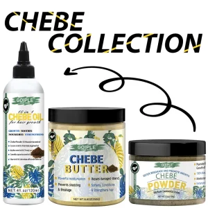 GOIPLE Chebe Hair Care Products Deep Nourish & Moisturize Conditioner Smoothing Anti-loss Breakage Hair Oil or Butter or Powder