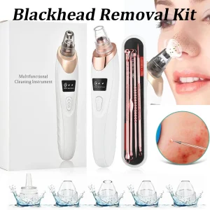 Electric Blackhead Remover Vacuum Acne Cleaner Black Dots Removal Facial Deep Cleansing Pore Cleaner Machine Skin Care Tools