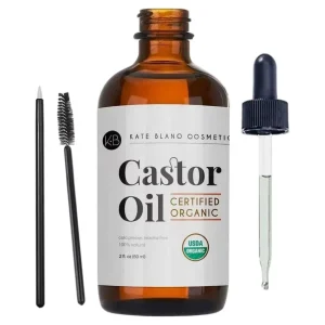 Organic Cold Pressed Care Castor Oil Pure Natural Moisturizing For Hair Eyelashes Nails Hypoallergenic Refreshing Fragrance
