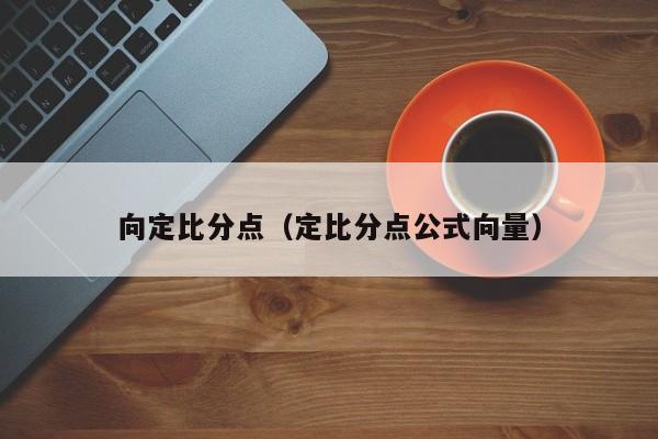 向定比分点（定比分点公式向量）